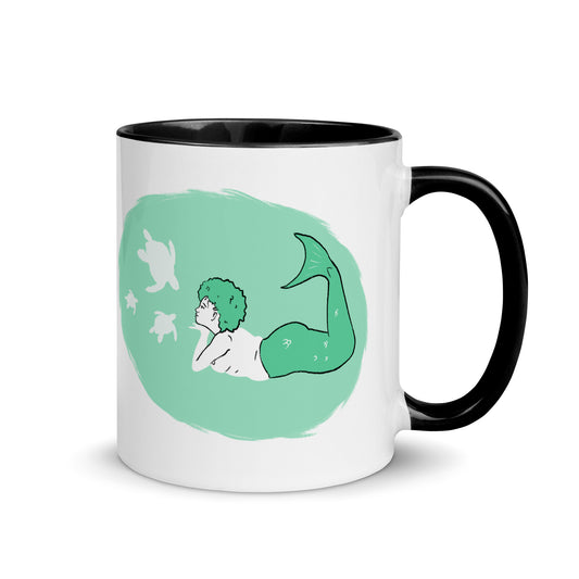Mermaid and Turtle Mug